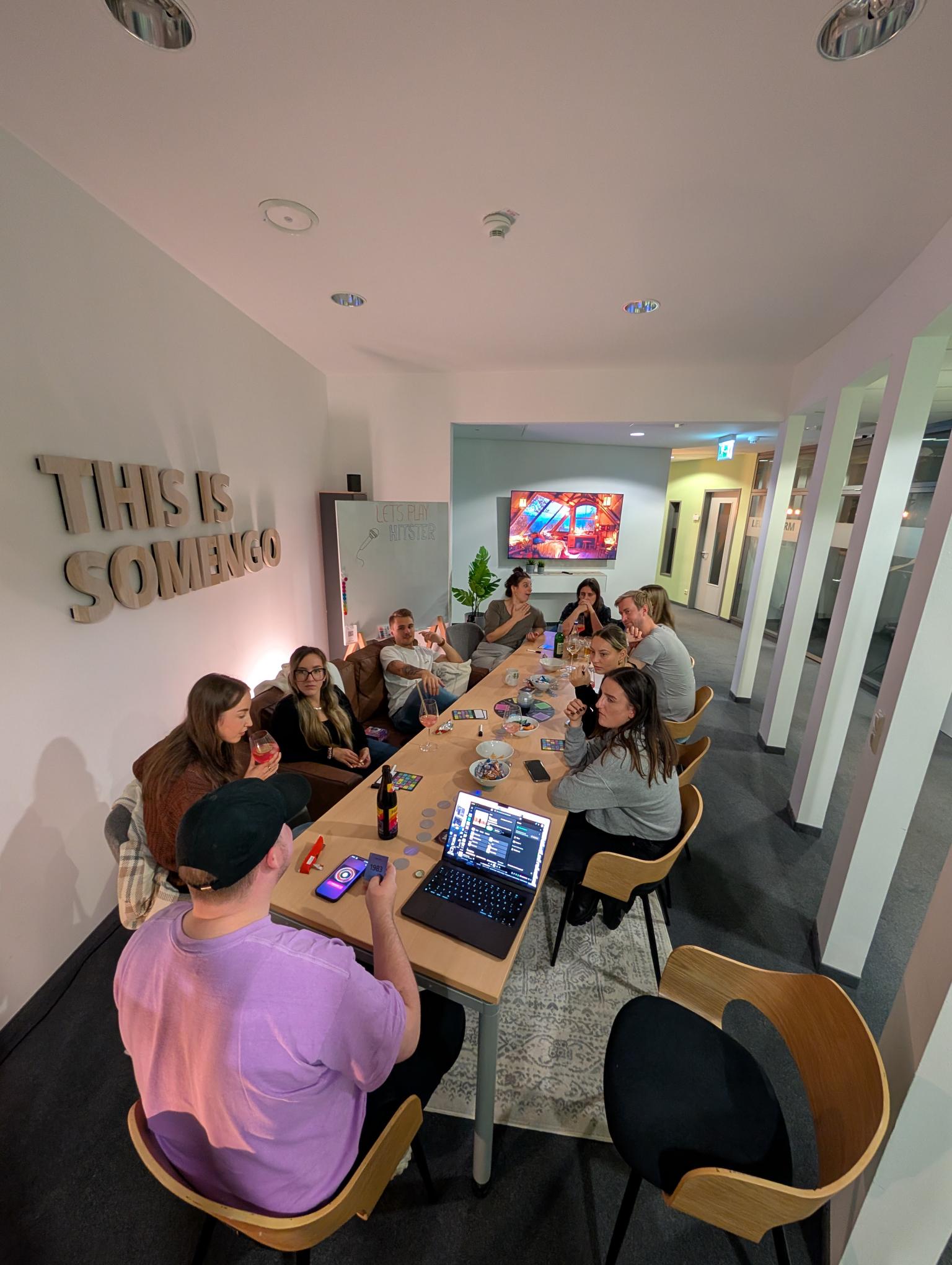 Somengo Teamevent mit dem Spiel Hitster