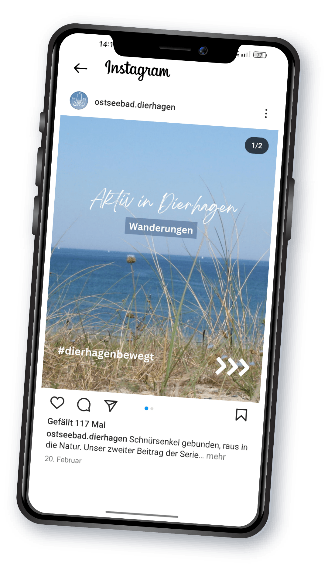 Ganzheitlicher Social Media Support - Ostseebad Dierhagen