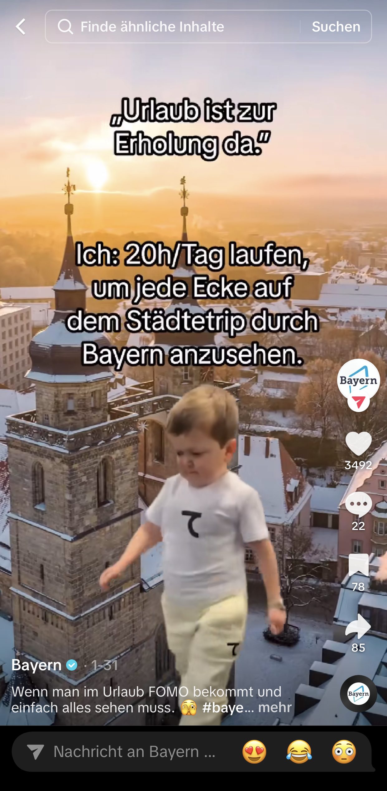Screenshot eines TikTok Videos