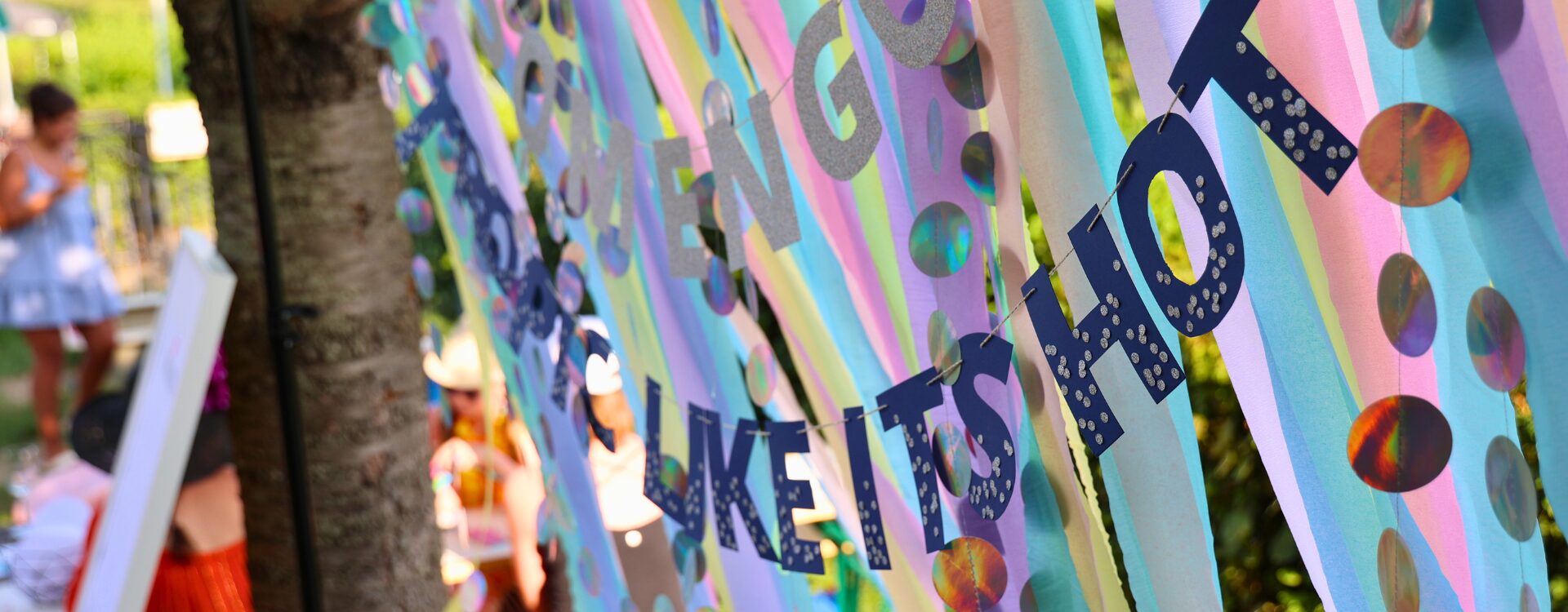 Foto Booth Dekoration vom Somengo Sommerevent